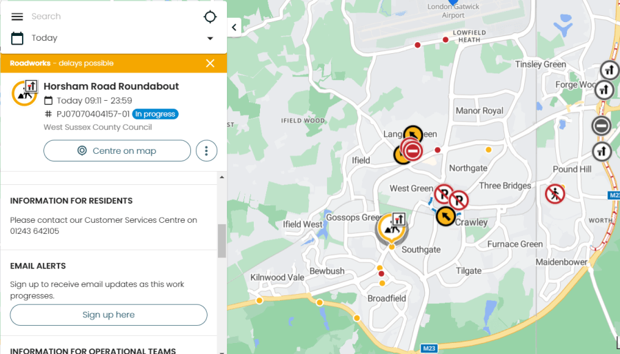 What’s that roadwork for? Find out here