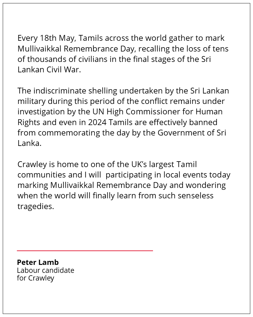 Mullivaikkal Remembrance Day