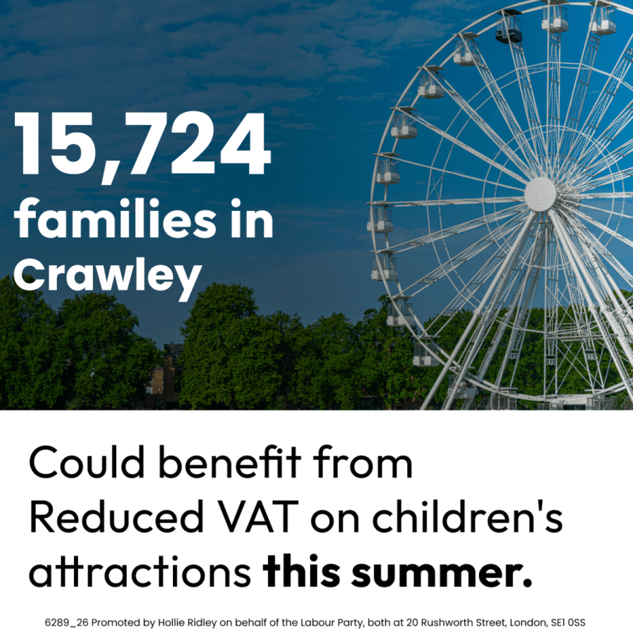 Crawley families set to benefit from Government’s ‘Great British Summer Savings’